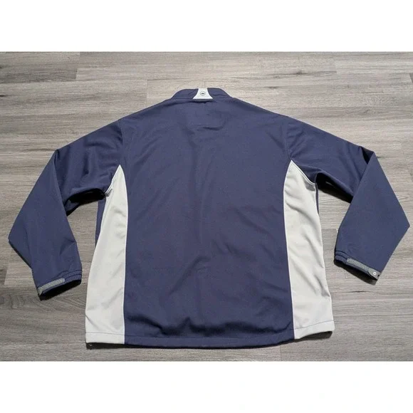 Peter Millar Men's Navy Blue Galeforce Performance Full Zip Jacket Size 2XL - Picture 7 of 8